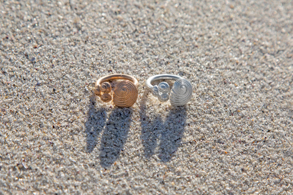 Periwinkle Cluster ring