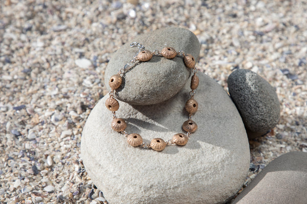 Sea urchin tennis bracelet