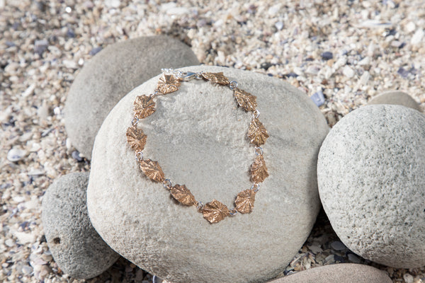 Limpet shell tennis bracelet