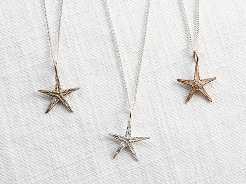 Brass Starfish pendant