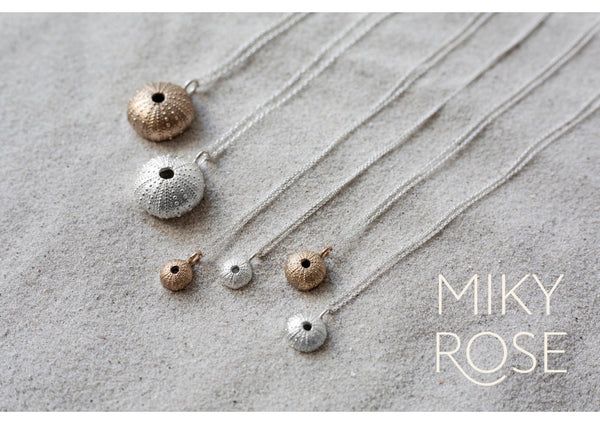 Tiny Sea Urchin Pendants