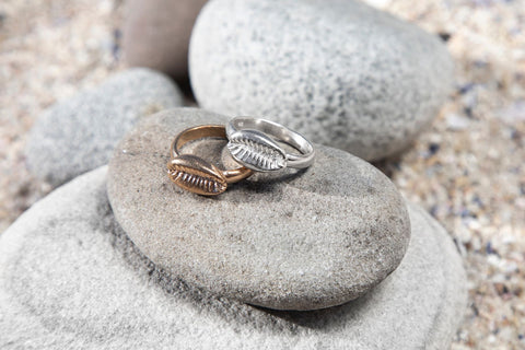 Cowrie Shell ring