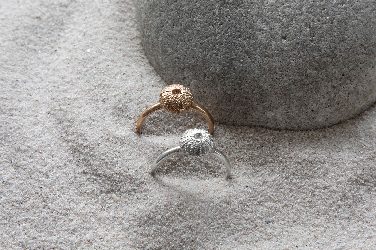 Tiny urchin stacking ring