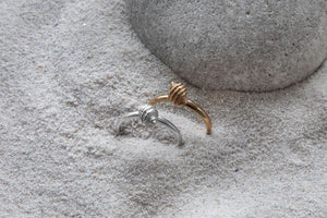 Tiny Girdled Dogwhelk shell stacking rings