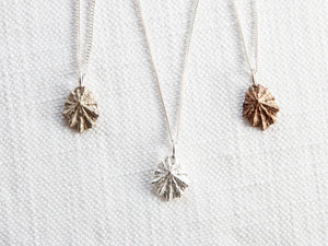 Limpet shell pendants