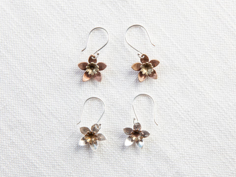 Small flower earrings